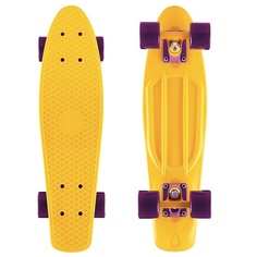 Скейт Y-Scoo Big Fishskateboard 27 Yellow-Dark Purple 402-Y