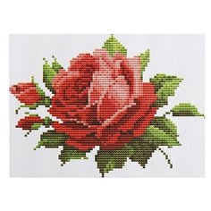 Hua Sheng Industrial Co. Набор для вышивания Роза 26 x 20.5 см (8814)