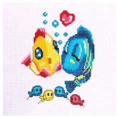 Hua Sheng Industrial Co. Набор для вышивания Рыбки 26 x 20,5 см (3227)