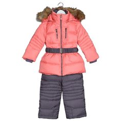 Комплект с полукомбинезоном ЁМАЁ 39-121 размер 122, коралловый/экскалибур