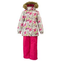 Комплект с брюками Huppa Renely 1 41850130-815 размер 110, белый с принтом