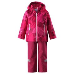 Комплект с полукомбинезоном Reima размер 92, розовый