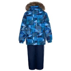 Комплект с брюками Huppa Dante 41930030-925 размер 128, navy pattern/navy