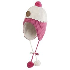 Шапка Huppa размер S, белый/розовый