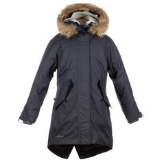 Пальто Huppa Vivian размер 116, тёмно-серый