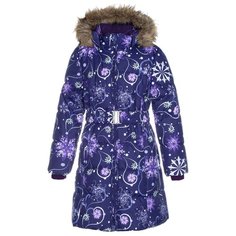 Пальто Huppa Yacaranda 12030030 размер 122, 94273, dark lilac pattern