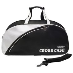 Сумка спортивная Cross Case CCS-1039, черный/белый