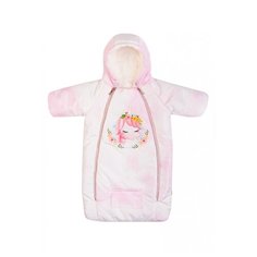 Комбинезон-конверт Сонный Гномик размер 62, нежно-розовый