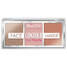 Alvin Dor Палетка для контурирования Face Contour Makeup Trio Palette 03 dark