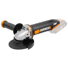 УШМ аккумуляторная Worx WX803.9 0 коробка, 20 В, 125 мм, Worx PowerShare