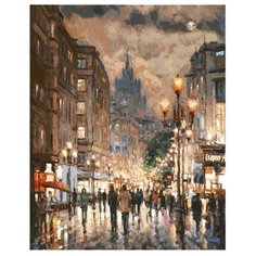 Белоснежка Картина по номерам "В объятьях Арбата" 40х50 см (198-AB)