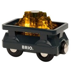 Brio Грузовой вагон с золотом, 33896