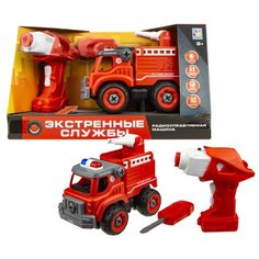 Винтовой конструктор 1 TOY Экстренные службы Т16963 Пожарный грузовик