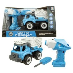 Винтовой конструктор 1 TOY Сити Сервис Т16968 Мусоровоз