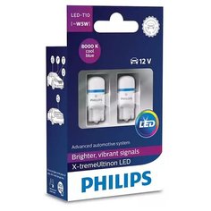 Лампа автомобильная светодиодная Philips X-tremeUltinon LED 127998000KX2 Т10 2 шт.