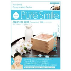 Sun Smile тканевая маска Pure smile Japanese Sake Essence с экстрактом японского сакэ, 23 мл