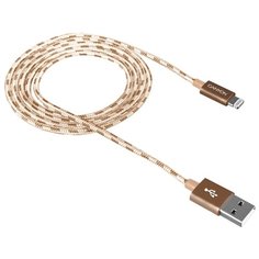 Кабель Canyon USB - Lightning (CNE-CFI3) 1 м золотой