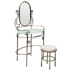 Столик TetChair Albert, ДхШ: 81 х 41 см, antique brass