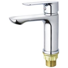 Смеситель для раковины (умывальника) Ростовская Мануфактура Сантехники SL133-001F однорычажный хром