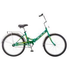 Городской велосипед STELS Pilot 710 24 Z010 (2019) зеленый/желтый 16" (требует финальной сборки)