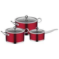 Набор посуды Nadoba Červená 726518 6 пр. красный