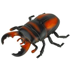 Робот 1 TOY Робо-жук-олень черный/красный