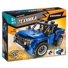 Винтовой конструктор BONDIBON Техника ВВ4075 Пикап