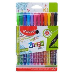 Maped Набор капиллярных ручек Graph Peps, 0,8 мм (749652)