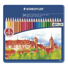 Staedtler Карандаши цветные Noris club, 24 цвета (145 CM24)