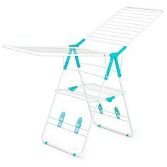 Сушилка для белья HAUSMANN напольная Ares 22 м белый/синий/стальной