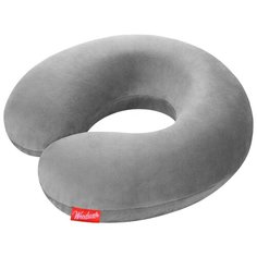 Подушка для шеи Woodsurf La Siesta Memory Foam, светло-серый
