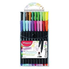 Maped Набор капиллярных ручек Graph Peps, 0,4 мм (749151)
