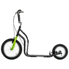 Внедорожный самокат Yedoo City New (2014) черный/зеленый