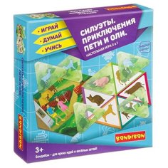 Набор настольных игр BONDIBON Приключения Пети и Оли. Силуэты ВВ3906