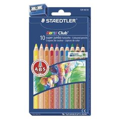 Staedtler Карандаши цветные утолщенные Noris Club, 10 цветов (129 NC10)