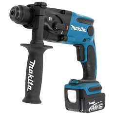 Перфоратор аккумуляторный Makita DHR162RFE 3.0Ач х2 кейс Li-Ion 14.4 В (1.2 Дж)