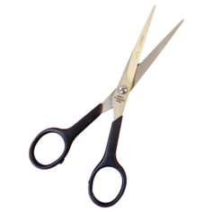 Прямые ножницы ZINGER 654 WTI 6.25", стальной/черный