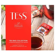 Чай Tess Pyramid collection ассорти в пирамидках подарочный набор, 45 шт.