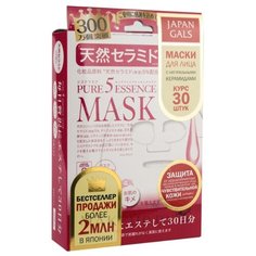 Japan Gals маска Pure 5 Essence с натуральными керамидами, 30 шт.