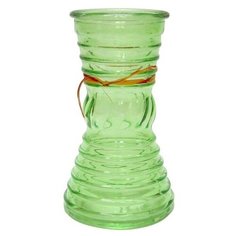 Ваза NinaGlass Грейси с лентой (92-004), зеленый