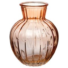 Ваза NinaGlass Белла (92-001), коньяк