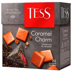 Чай черный Tess Caramel charm в пирамидках, 20 шт.
