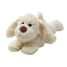 Игрушка-грелка Warmies Cozy plush Щенок кремовый 18 см