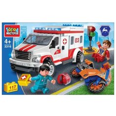 Конструктор ГОРОД МАСТЕРОВ Город 3316 ГАЗ Некст: происшествие на дороге