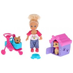 Кукла Карапуз Машенька с питомцами,12 см, MARY021X-RU
