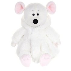 Мягкая игрушка Maxitoys Мышка Мила в белой шубке 28 см