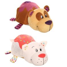 Мягкая игрушка 1 TOY Вывернушка Ням-Ням Панда-Кошечка с ароматом 35 см