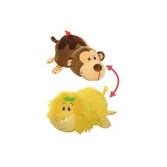 Мягкая игрушка 1 TOY Вывернушка Ням-Ням Лев-Мартышка с ароматом 35 см
