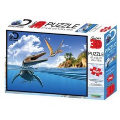 Пазл Prime 3D Плезиоплевродон и орнитохейрус (10332), 500 дет.