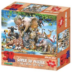 Пазл Prime 3D Улыбка Африки (10873), 150 дет.
